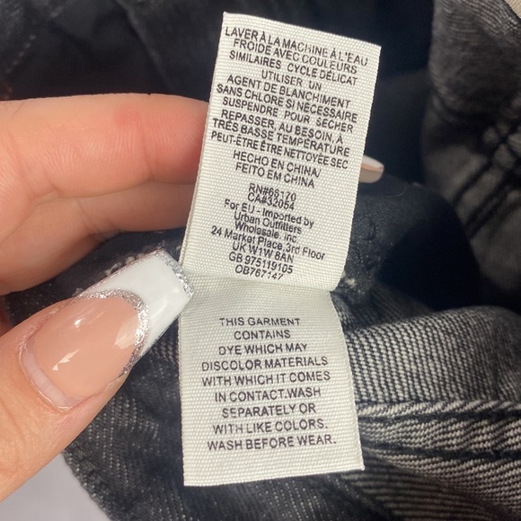 WE The Free Black Distressed Relaxed & Destroyed Skirt by Free People - Picture 12 of 12